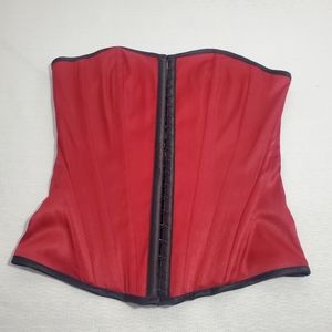 Gorgouse Overbust Corset Deep Red size S-XS